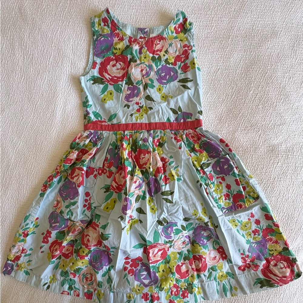 Biden - Floral Kids Dress with Pockets